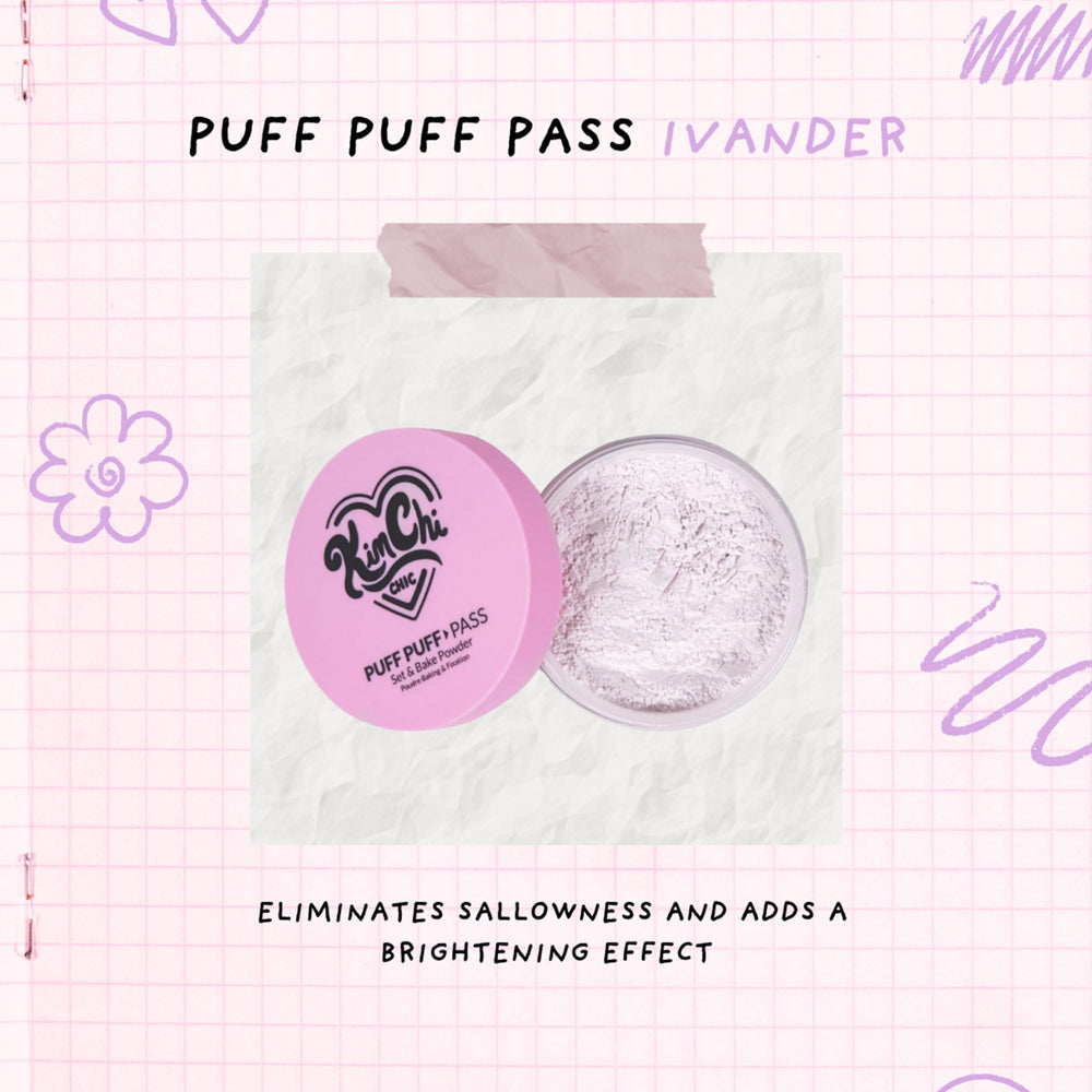 KimChiChic Puff Puff Pass: application légère pour fixer le maquillage.