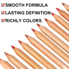 Kimieye Delineador labial tono rosa, acabado mate suave para uso diario.