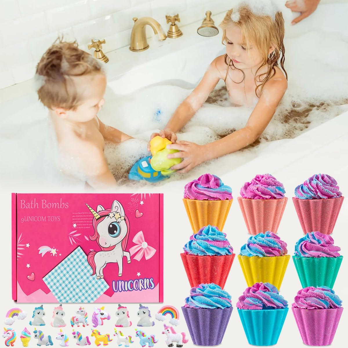 kims cosiart bombas baño relajación ritual para niños, momento de calma tras el día.