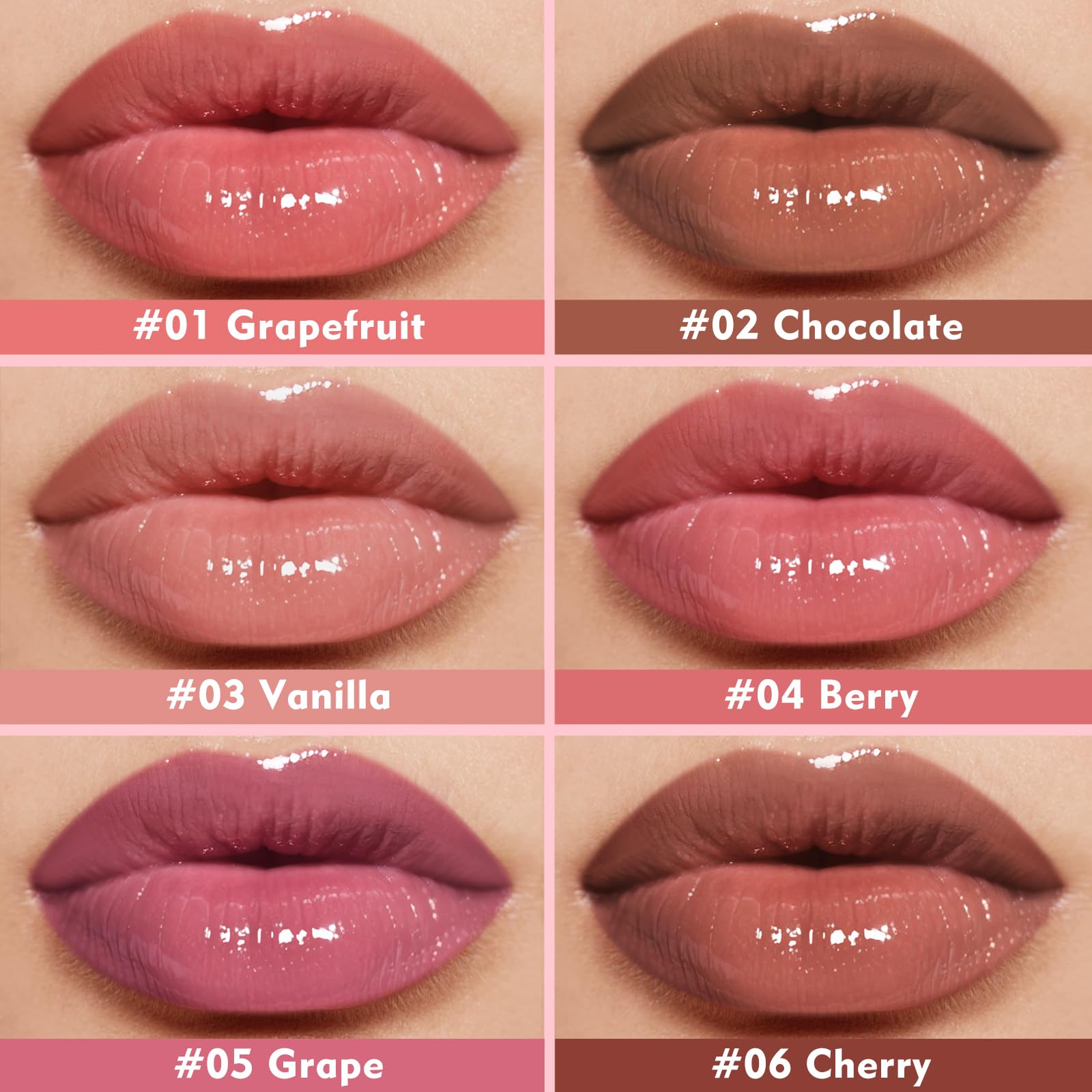 Bálsamo labial tintado KIMUSE tono rosa suave para aspecto natural