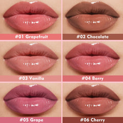 Bálsamo labial tintado KIMUSE tono rosa suave para aspecto natural