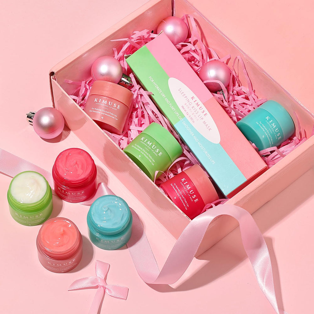 KIMUSE mascarilla labial que facilita labios más lisos para un maquillaje duradero.