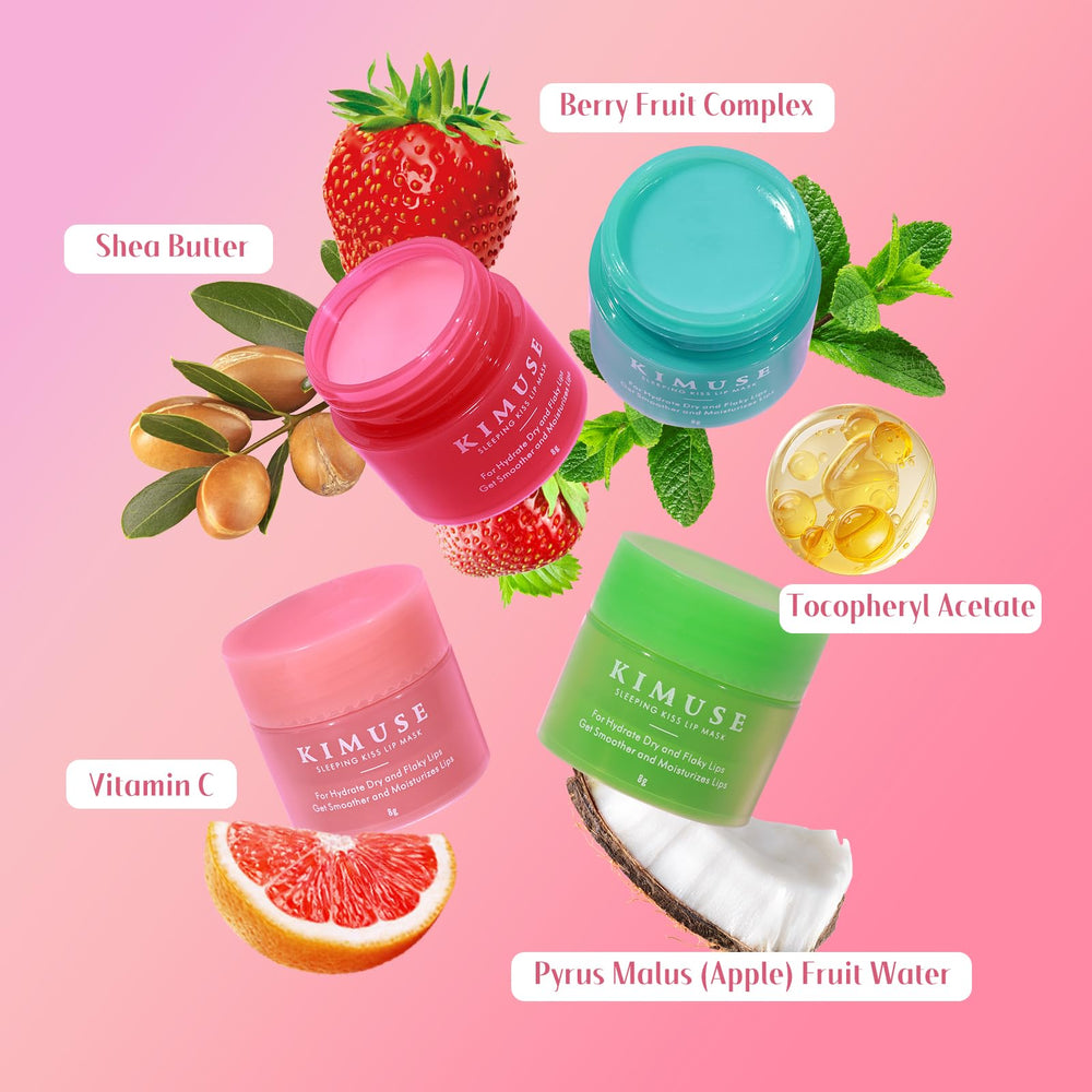 KIMUSE mascarilla labial apta para todo tipo de piel, regalo perfecto.