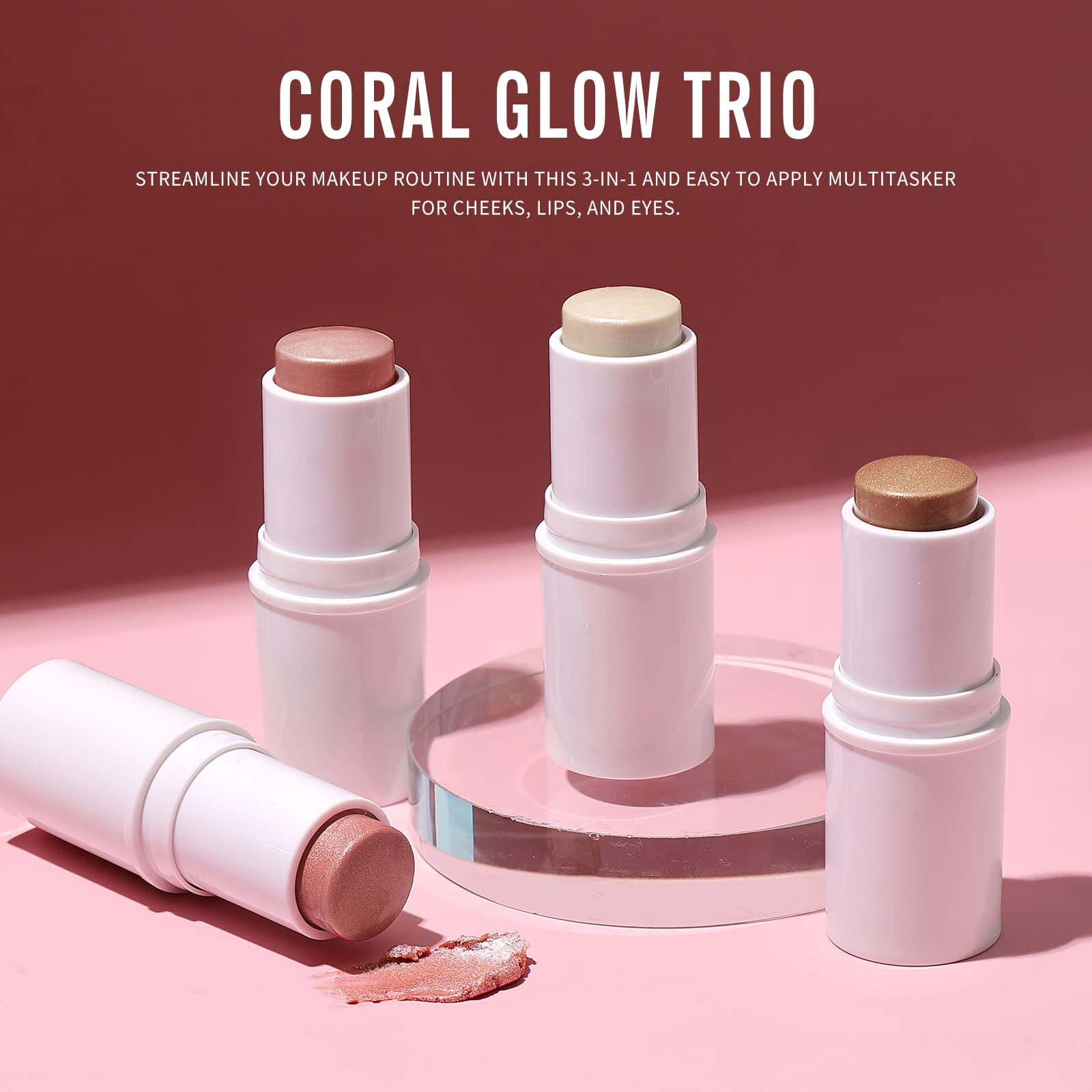 KIMUSE Multi Stick Trio empaque compacto: diseño práctico para viajes