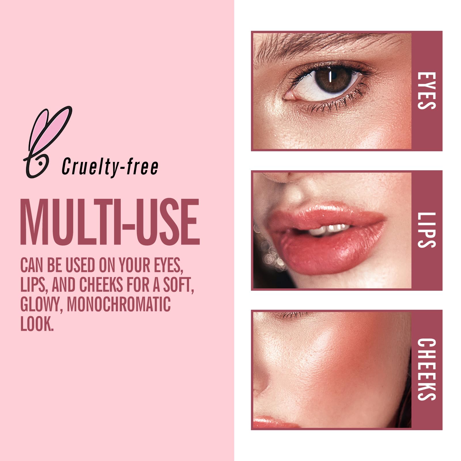 KIMUSE Multi Stick Trio iluminador: realza rasgos con brillo ligero