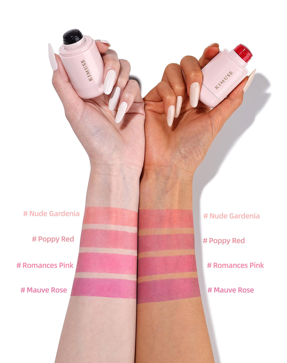 KIMUSE color duradero para tinte gel con desvanecimiento mínimo.
