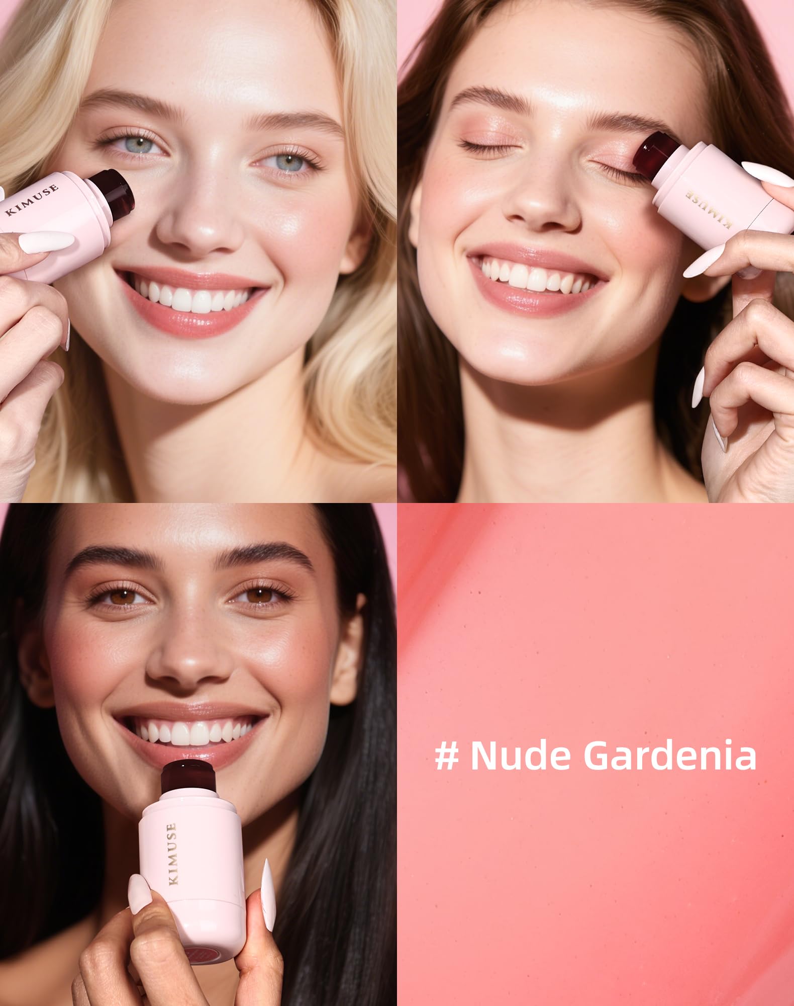 Textura gel suave de KIMUSE para un look fresco y hidratación ligera.