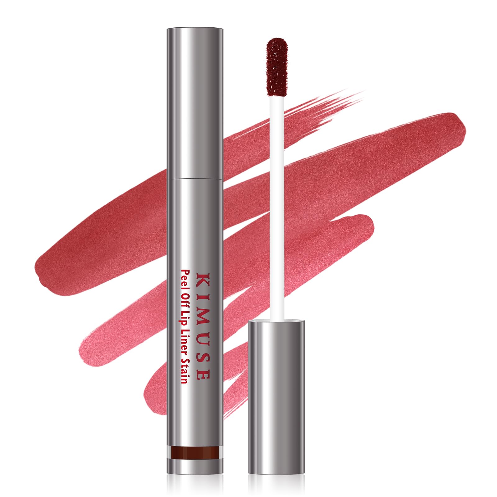 KIMUSE tintes labiales despegables muestran pigmento intenso para color duradero.