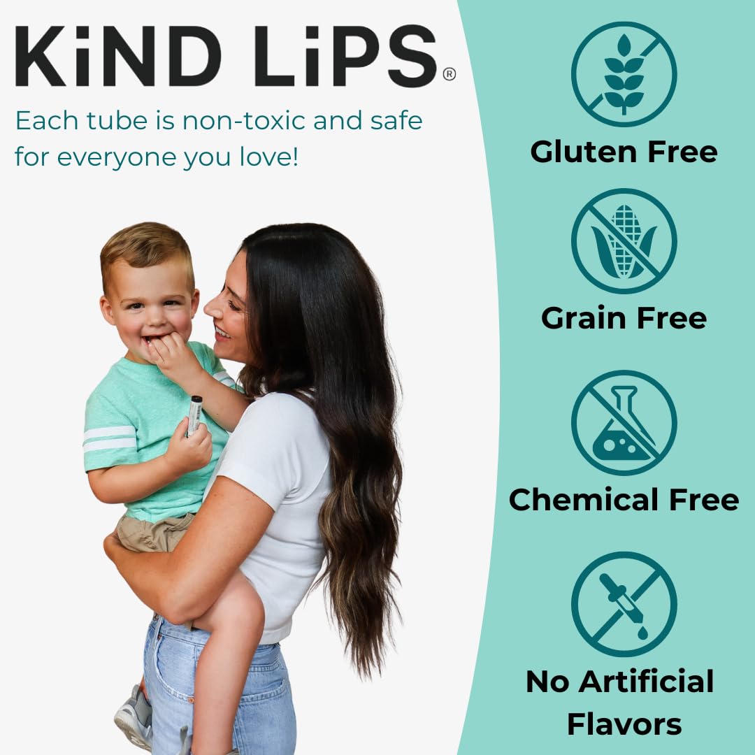 Kind Lips bálsamo labial orgánico, textura cremosa para labios secos.