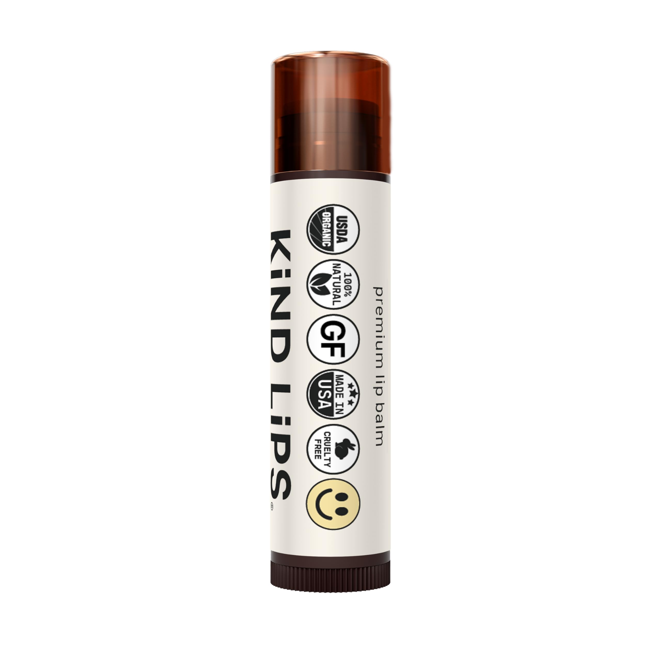 Kind Lips libre de gluten y granos, apto para rutinas de belleza limpia.