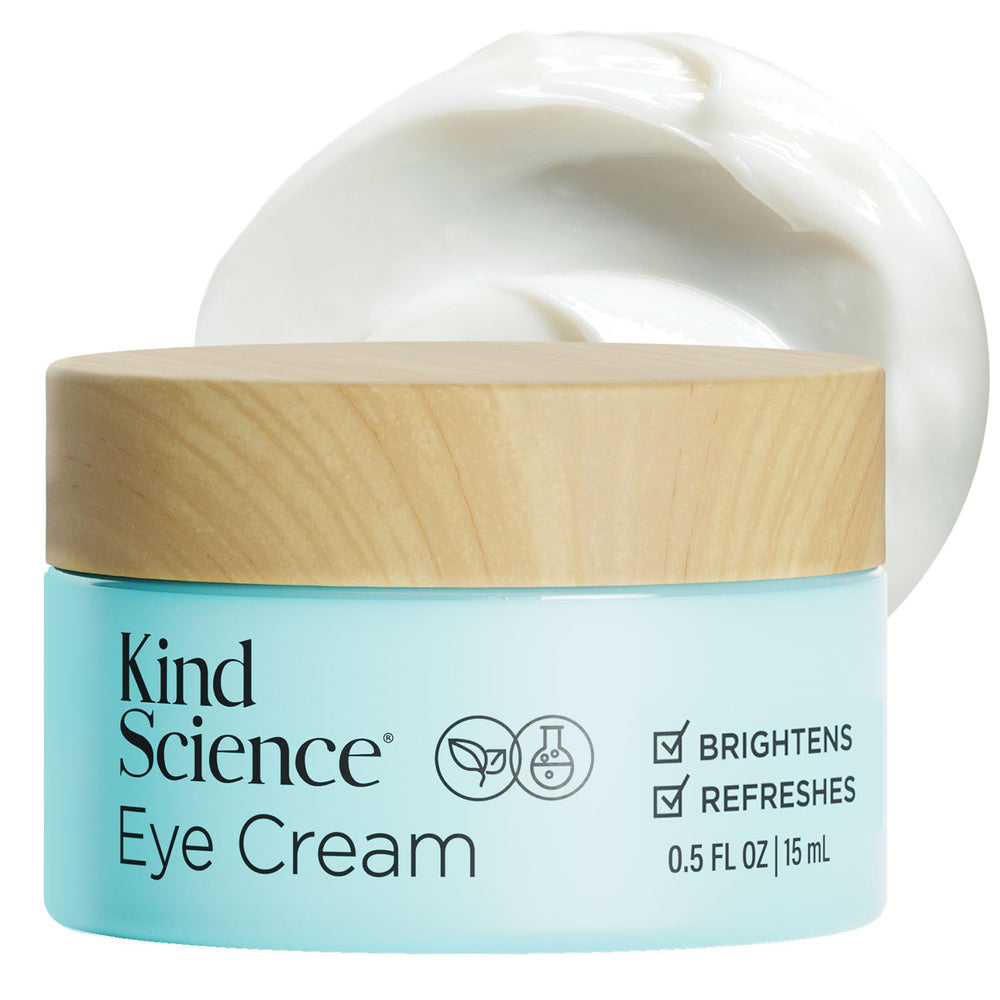 Crema de ojos Kind Science en envase compacto para uso diario