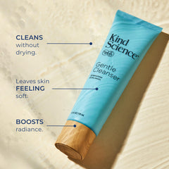 Kind Science Gentle Cleanser, desmaquilla suavemente, preparando la piel para el siguiente paso