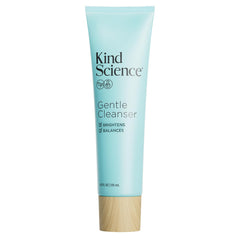 Kind Science Gentle Cleanser, textura cremosa, limpieza facial suave para piel seca