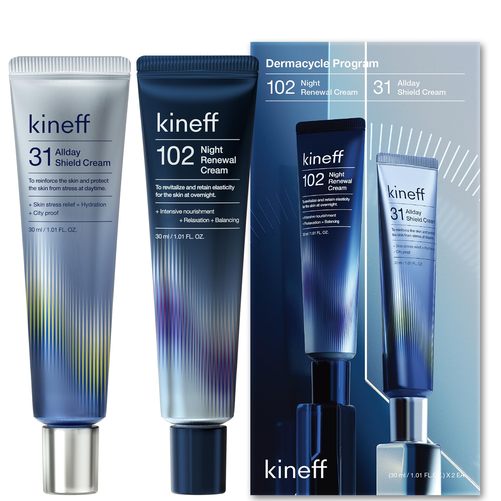Kineff Dermacycle Día - protección frente al sol y polvo para la piel.