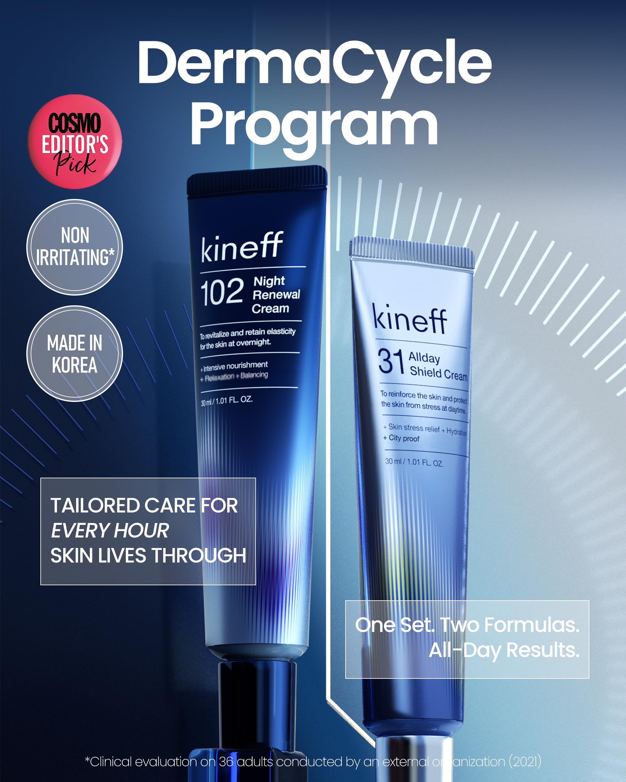 Kineff Dermacycle Noche - renovación y nutrición para la piel.