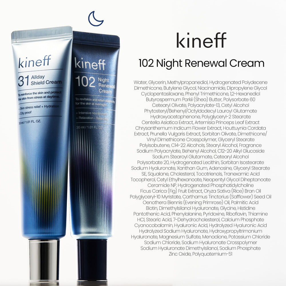 Kineff Dermacycle Piel brillo saludable durante el día.