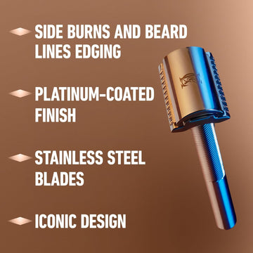 King C. Gillette mango con textura para un agarre estable.