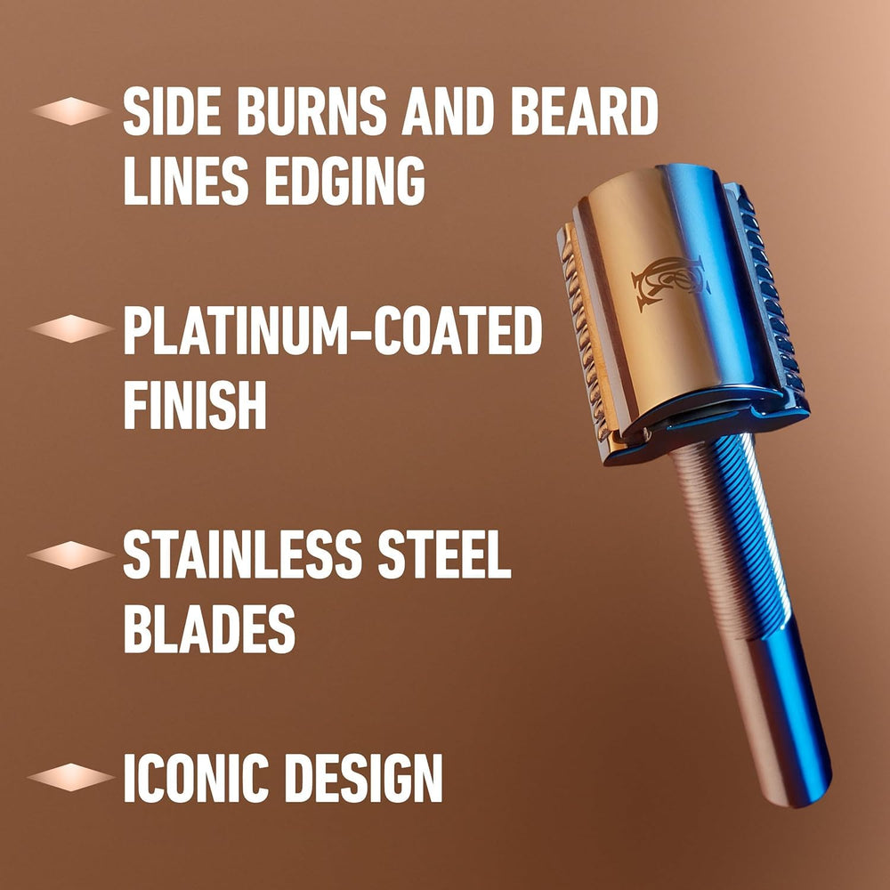 King C. Gillette mango con textura para un agarre estable.