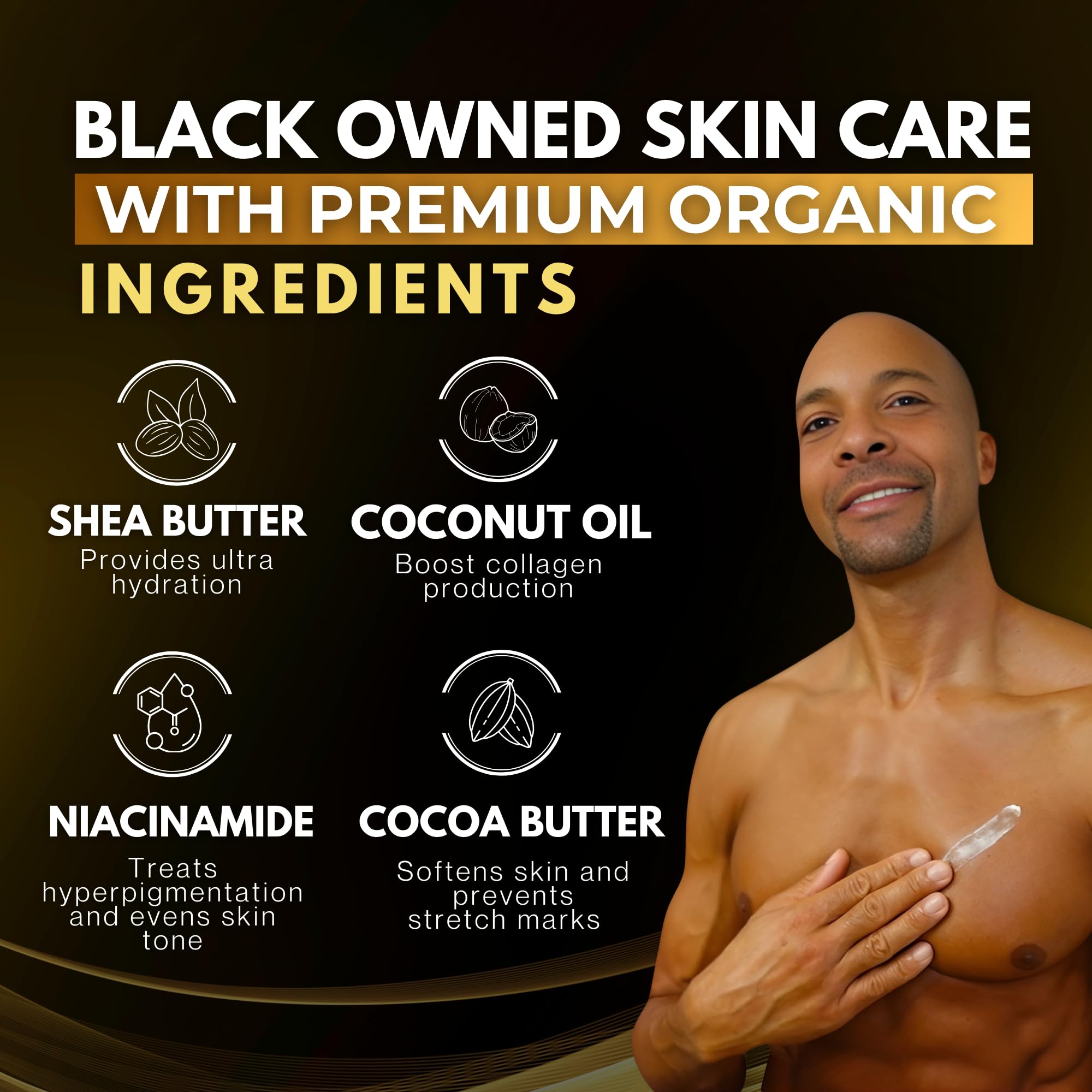 KING Complexion Beurre Shea Cocoa – application mains et massage relaxant.