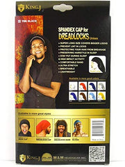 Gorro King.J para dreadlocks, ligero y transpirable para uso diario.