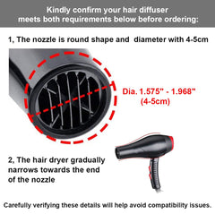 Difusor KingKam distribuye el aire de forma uniforme para cabello con volumen.