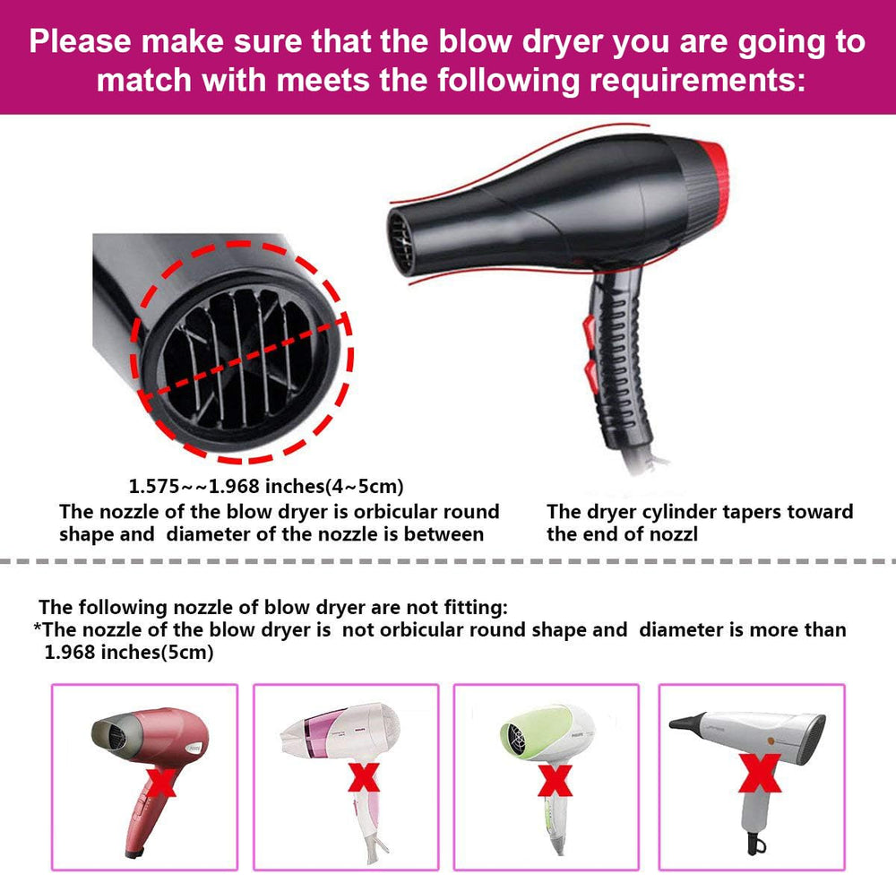 Difusor KingKam, compatible con boquillas 4-5 cm, rosa.