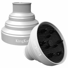 Difusor KingKam de silicona plegable, diseño compacto, ideal para viajar.