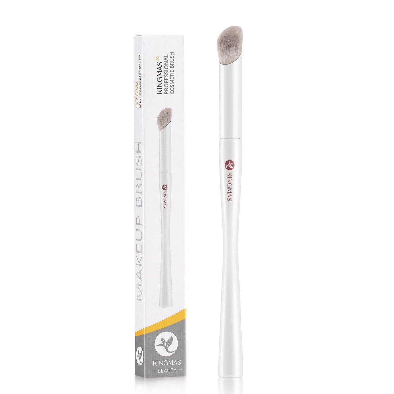 KINGMAS brocha corrector angulado para ojos, corrige ojeras y define el contorno bajo los ojos.
