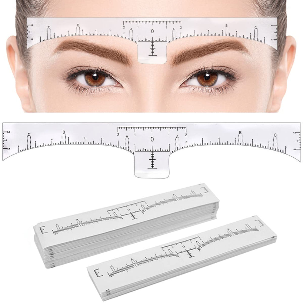 Regla para cejas KINGMAS, medición precisa para trazos rápidos