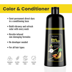 Kingming champú con ingredientes herbales, cuida y fortalece el cabello
