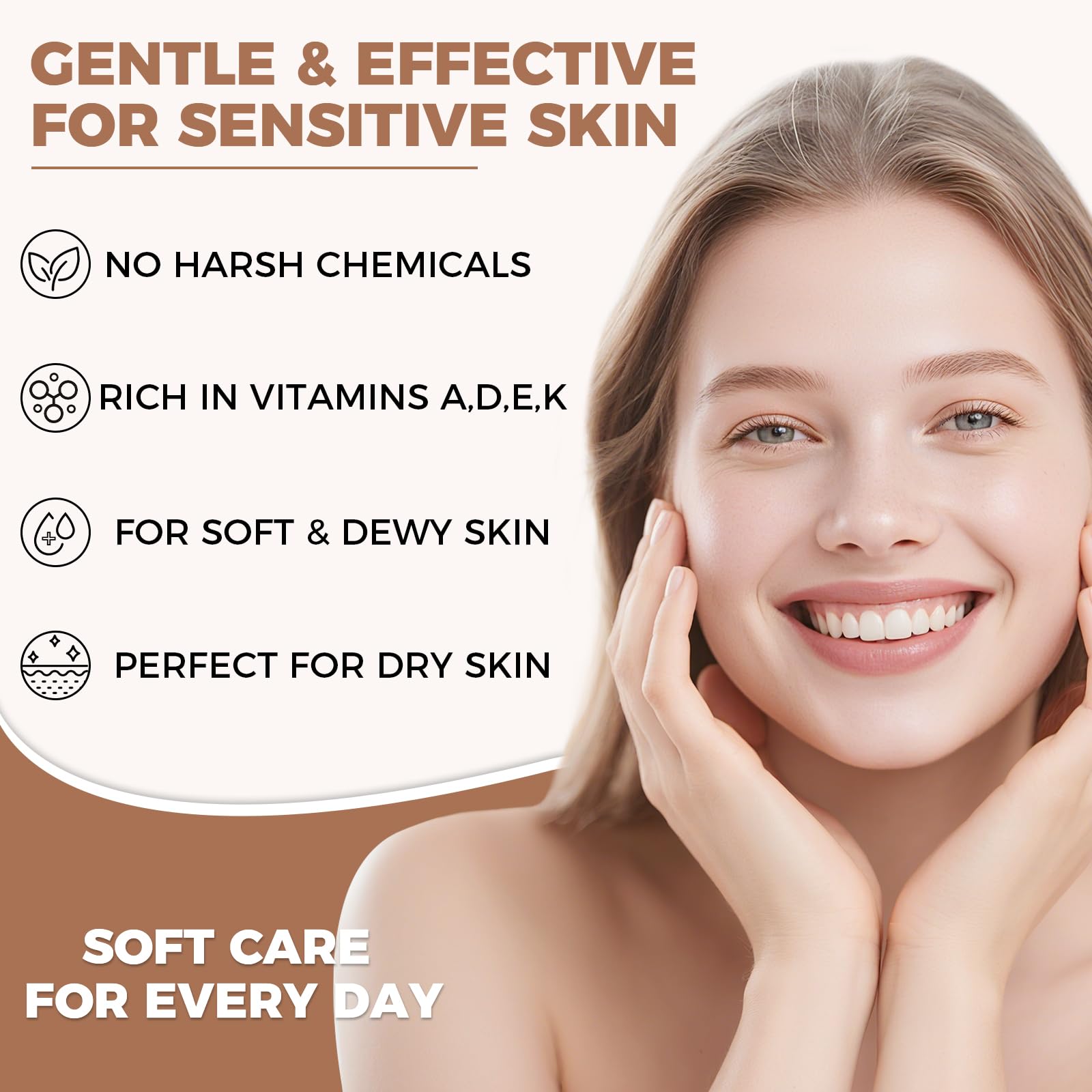 KINGMING uso multipropósito como hidratante facial y corporal