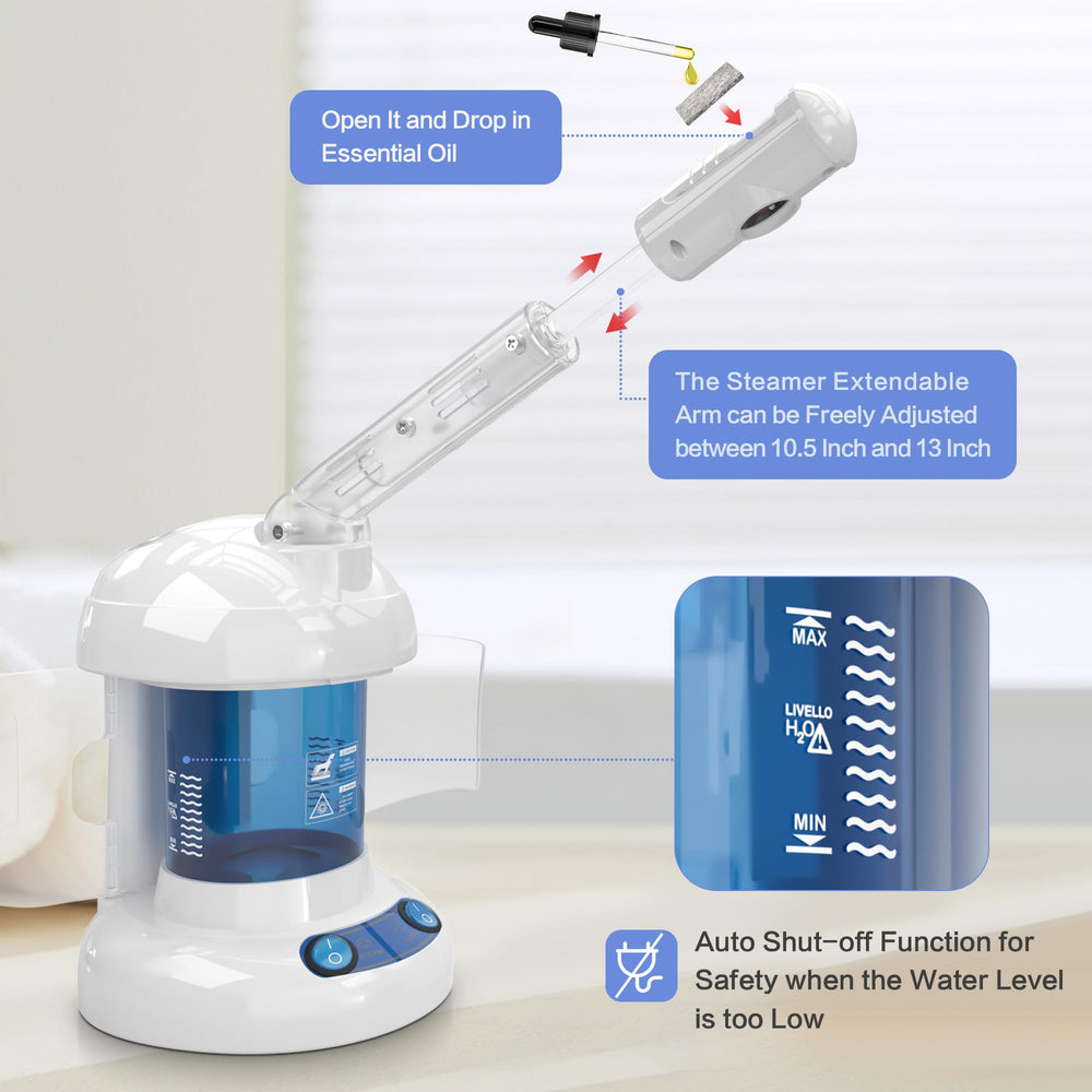 Kingsteam vaporizador facial para uso en casa o en salón.