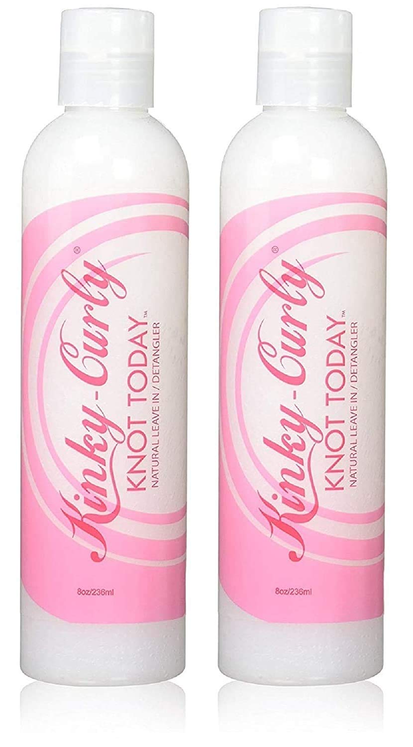 Kinky Curly Knot Today, bouteille démêlant, facilite le démêlage tout en nourrissant les cheveux.