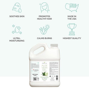 KinRose Care Aloe Vera Gel: aplicación suave para alivio de irritaciones y quemaduras leves.