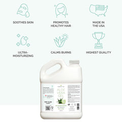 KinRose Care Aloe Vera Gel: aplicación suave para alivio de irritaciones y quemaduras leves.