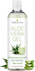 KinRose Care Aloe Vera Gel para la cara, hidratación suave y rápida