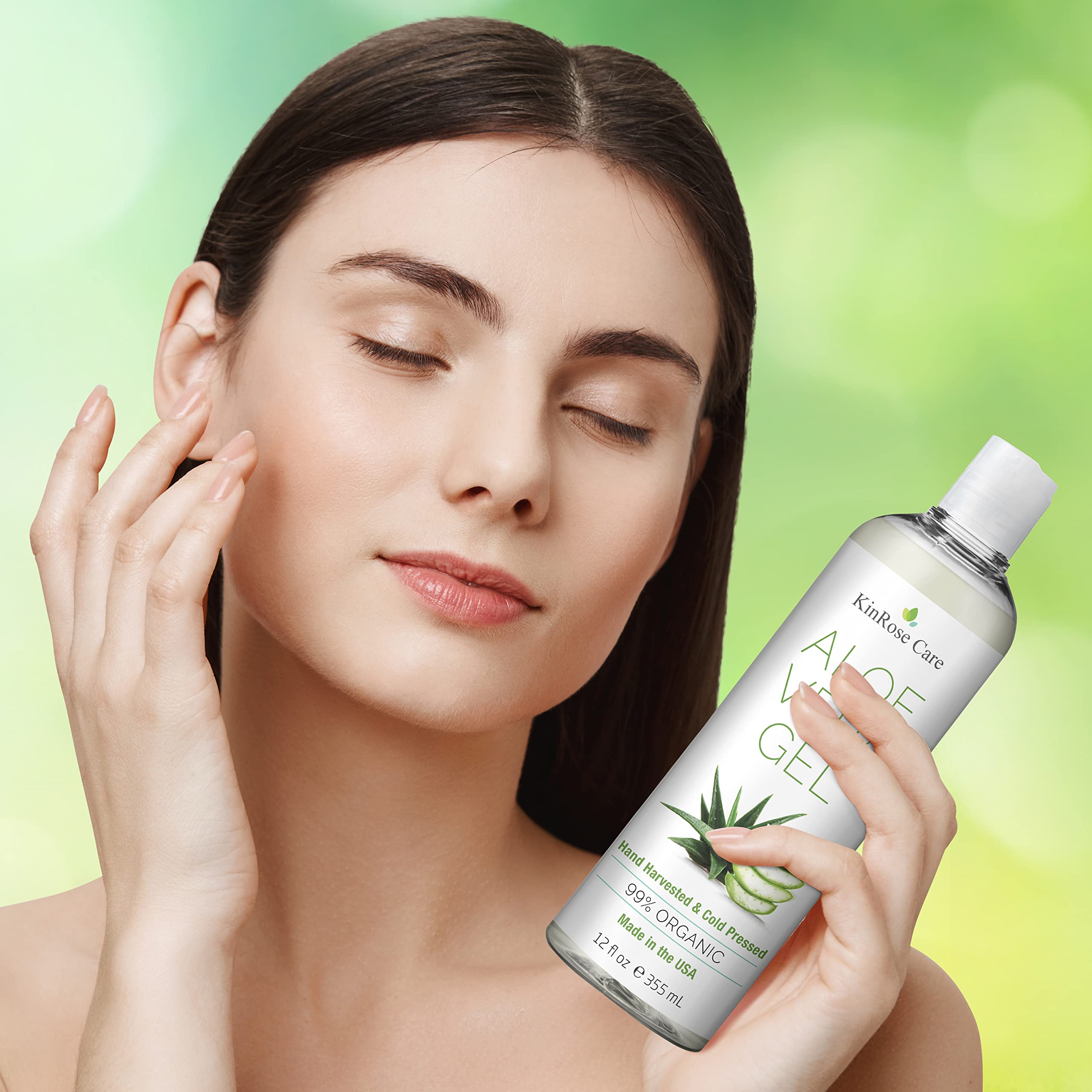 KinRose Care Aloe Vera Gel, presentación de 12 oz, valor práctico
