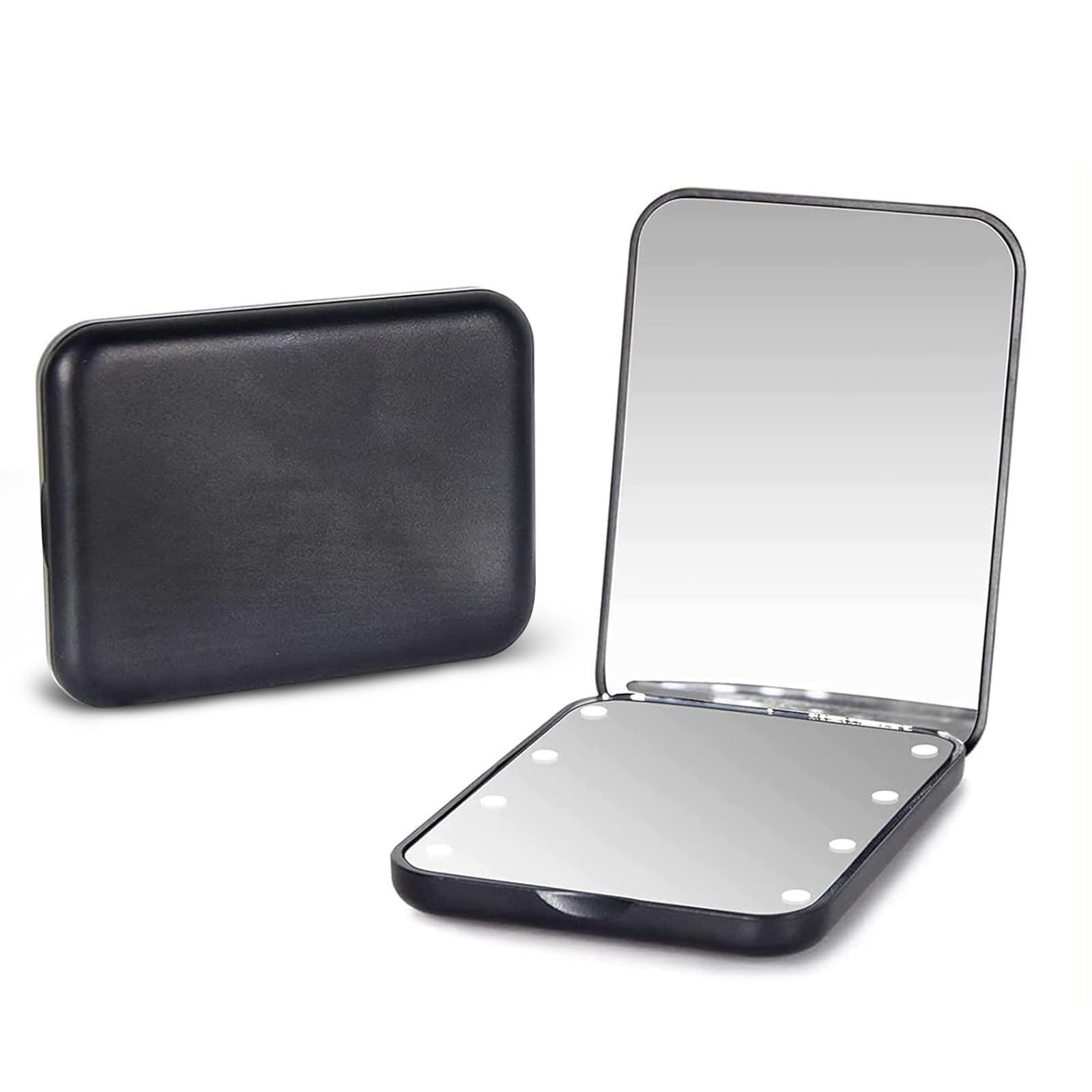 Espejo Kintion de bolsillo iluminado 1x/3x para retoques con buena iluminación