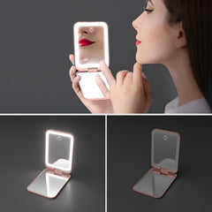 Kintion Espejo Rosa 1x/3x, ampliación clara para detalles faciales