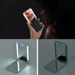Brillo ajustable con LED para ver colores y texturas con claridad.