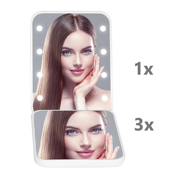 Kintion-espejo-iluminado-controles-magneticos facilita encendido suave sin esfuerzo.