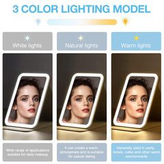 Kintion, espejo con 3 tonos de luz para diferentes ambientes