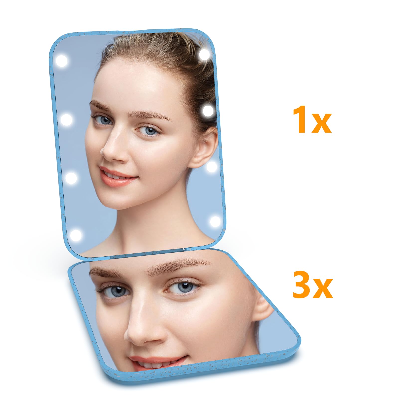 Kintion azul compacto ideal para viaje y uso diario.