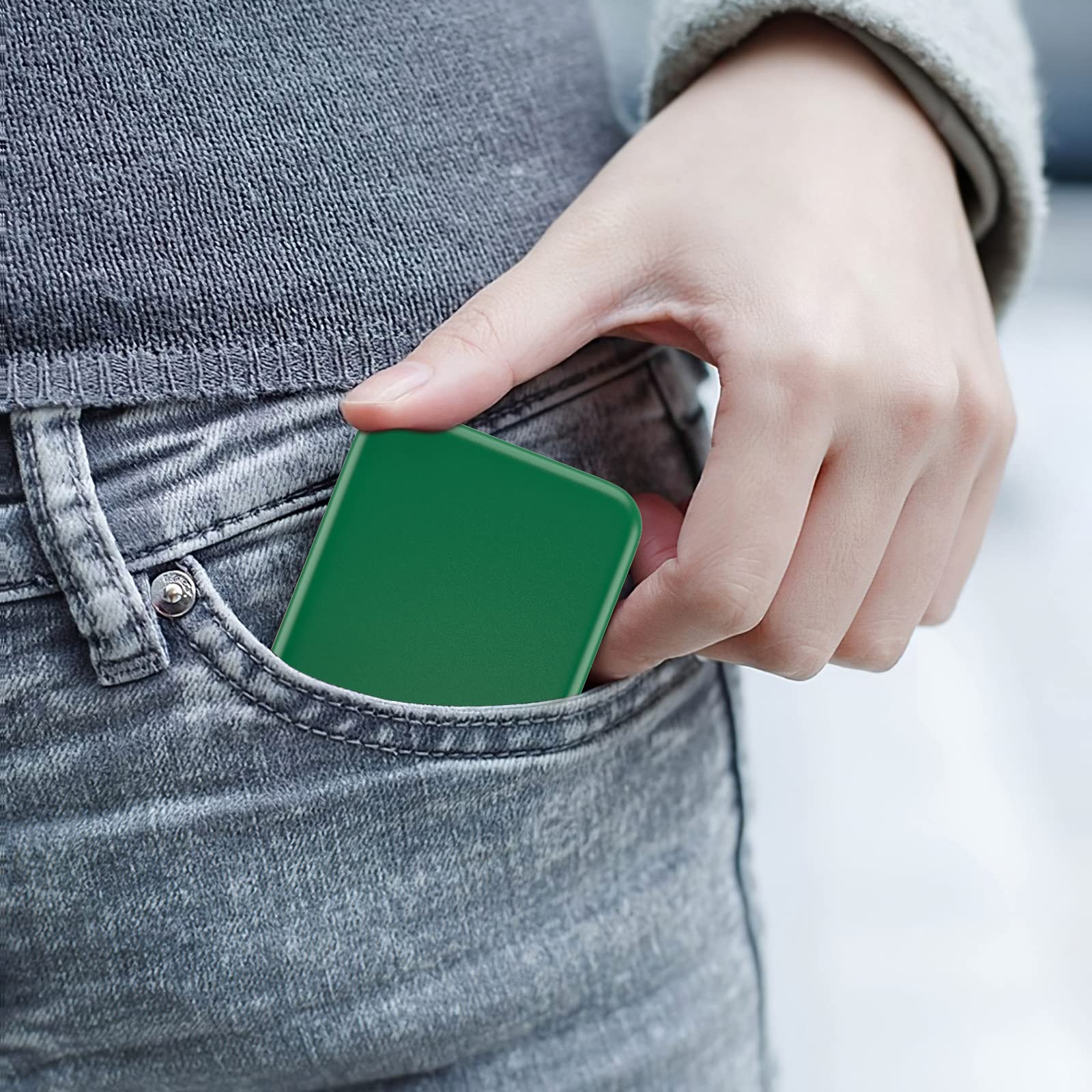 Kintion Espejo portátil para bolso, práctico en cualquier lugar