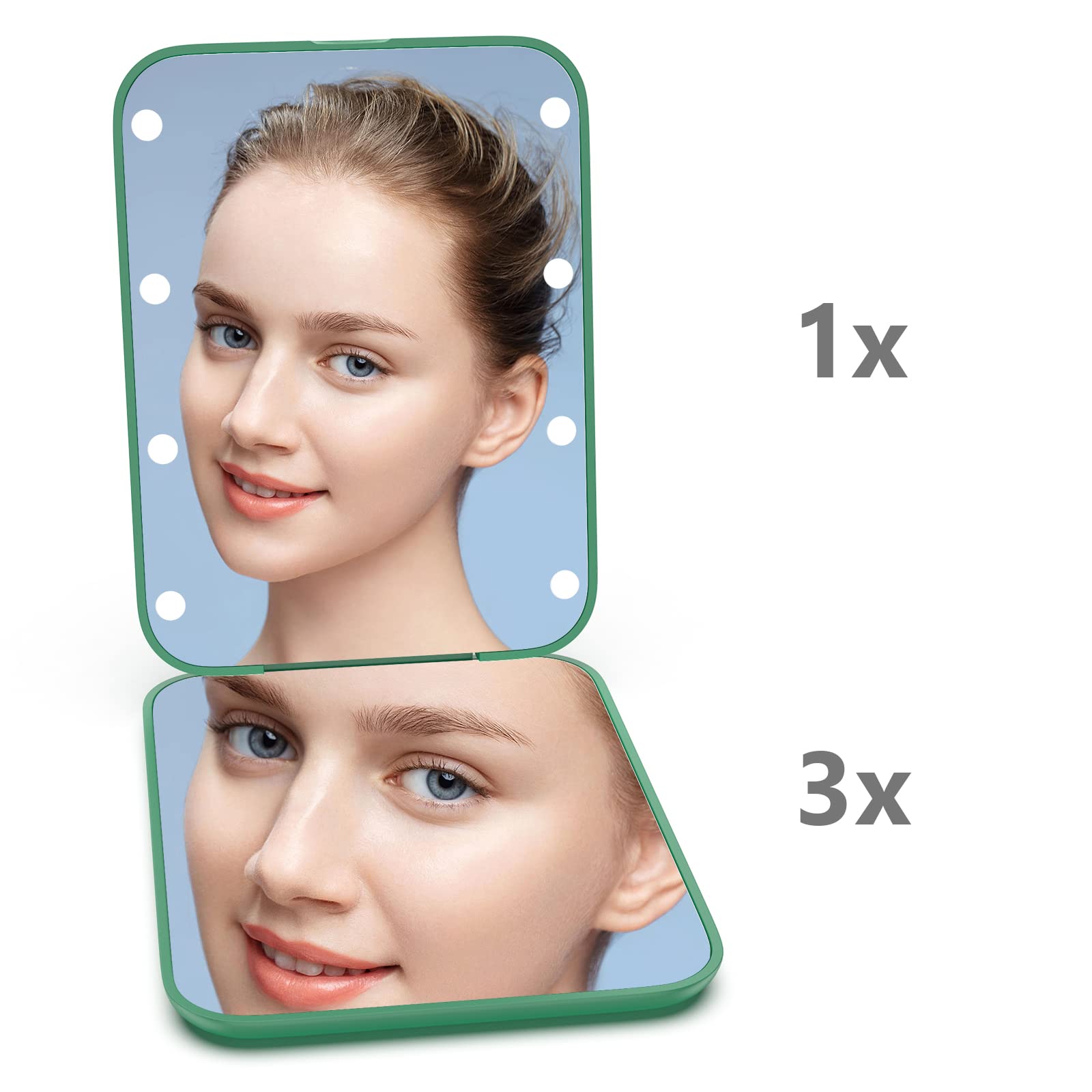Kintion Regalo elegante, espejo de bolso para ocasiones especiales