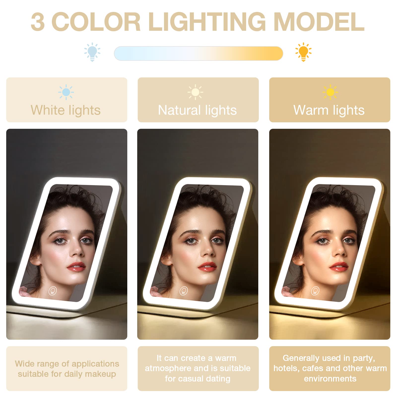Kintion ofrece tres temperaturas de color para diferentes escenas.