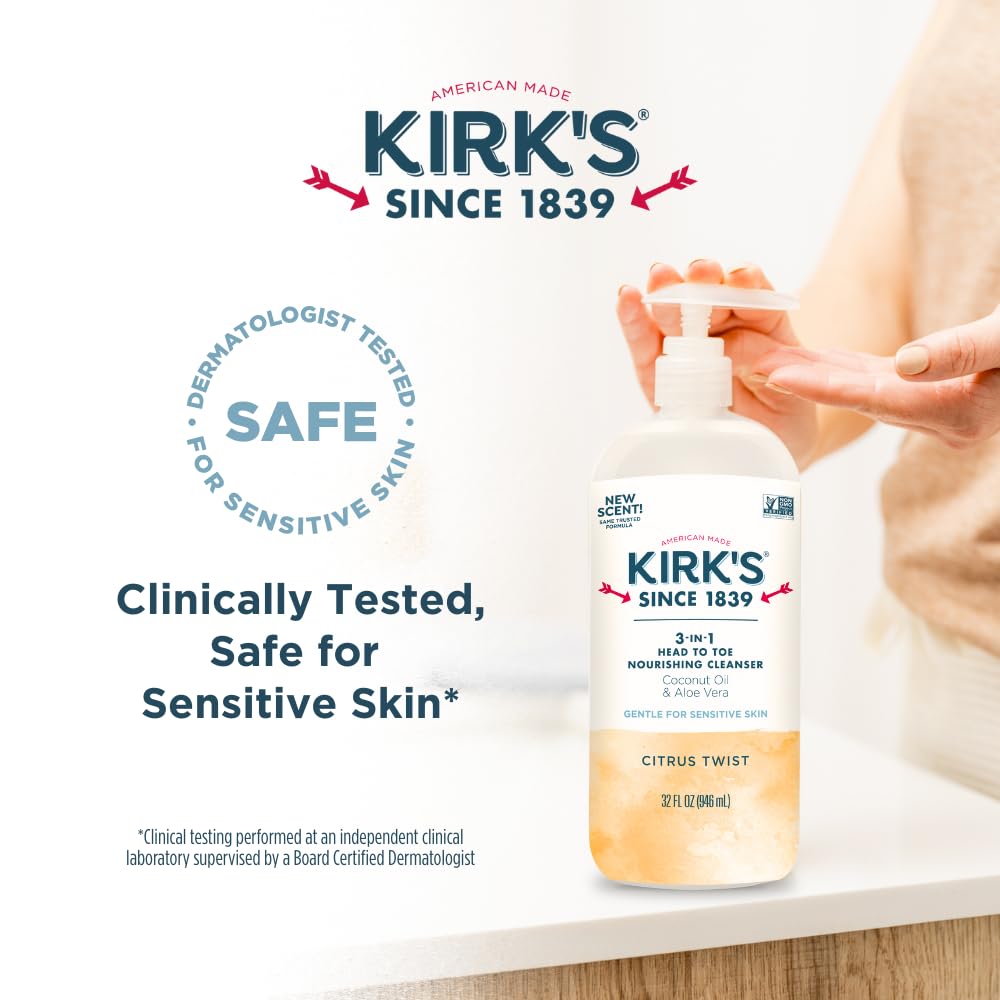 Kirk's hecho en EE. UU. por mujeres, con alto estándar de calidad.