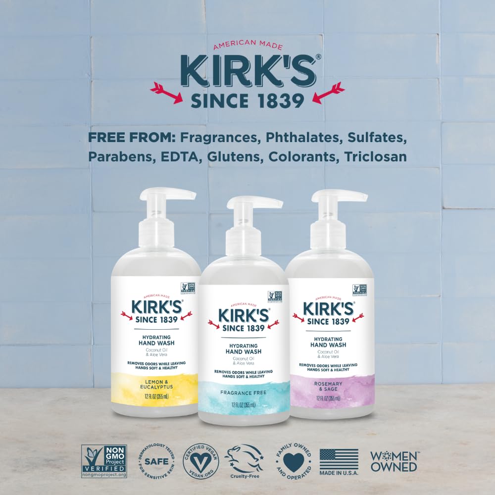 Kirk’s pack quatre flacons – format pratique de 355 ml.