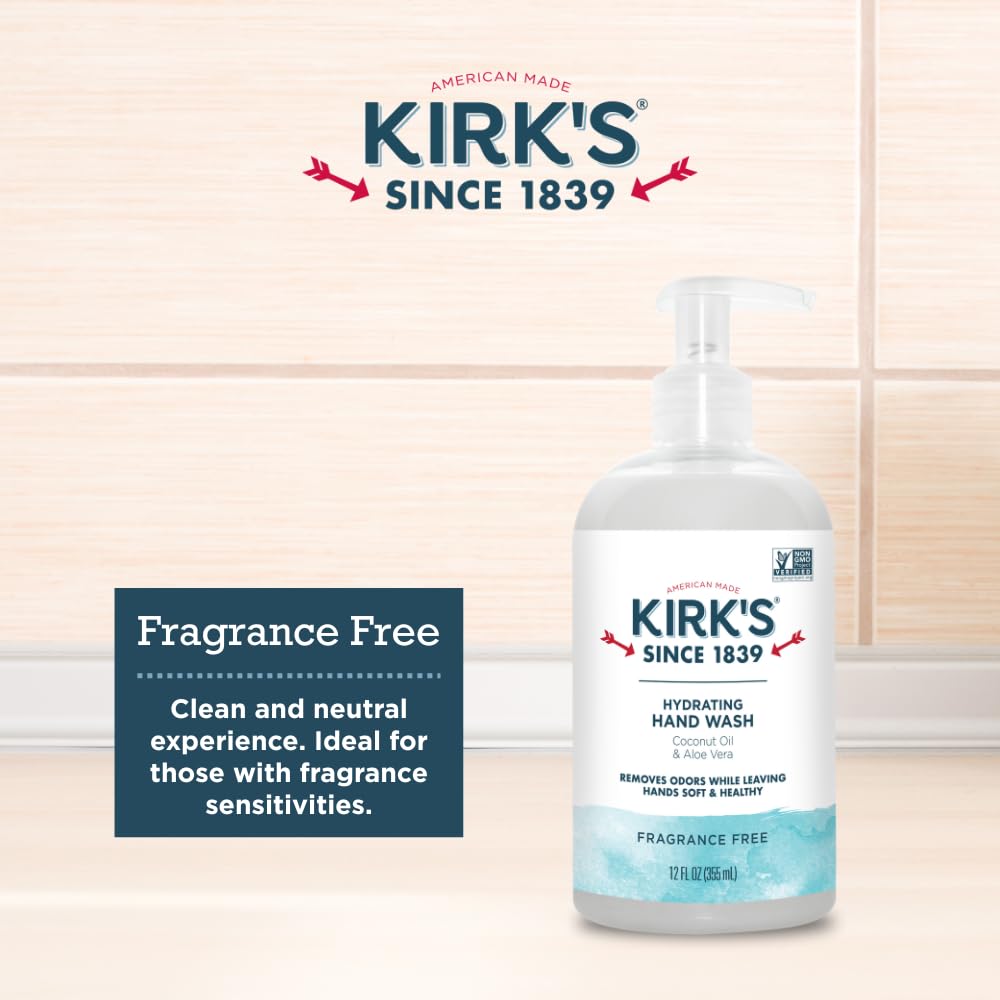 Kirk’s sans parfum – douceur neutre pour mains sensibles.