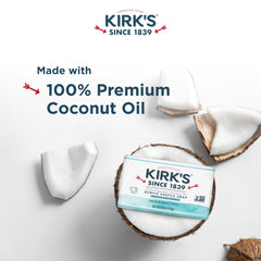 Kirk's Aceite de coco premium en fórmula vegana y suave